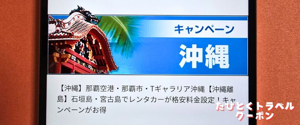 スカイレンタカーの地域キャンペーン